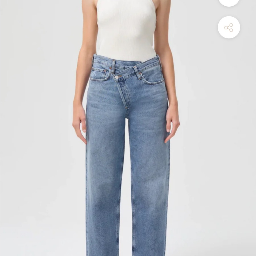 NEW Agolde Criss Cross straight jean